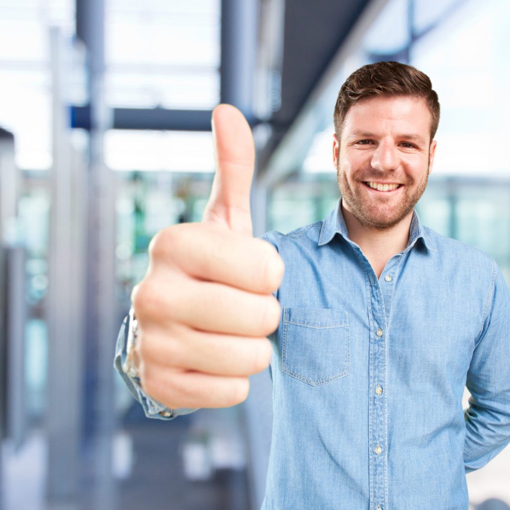 young businessman happy expression young businessman happy expression