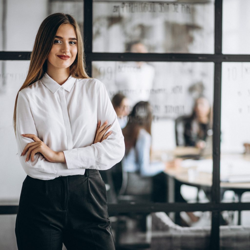 Executive business woman in an office Executive business woman in an office